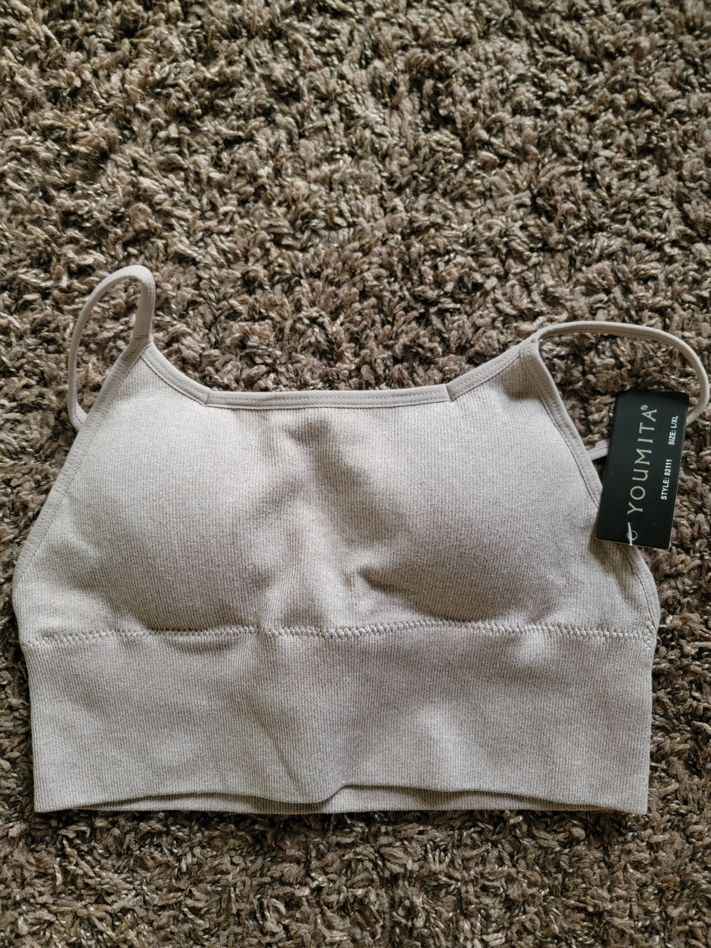 Youmita Seamless Light Beige Bralette